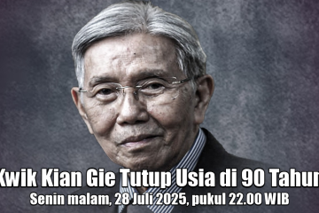 Kwik Kian Gie Tutup Usia di 90 Tahun